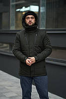 Классная повседневная мужская куртка с карманом спереди, Качественные зимние куртки с мягкой подкладкой внутри L