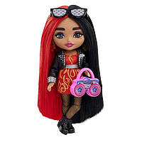 Кукла BARBIE Extra Minis Doll with Moto Jacket мини кукла с мото жакетом
