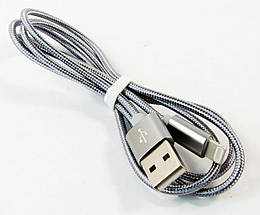 Кабель HOCO X2 USB to iP 2.4A 1m nylon aluminium connectors Tasnish