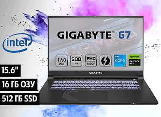 Ноутбук игровой GIGABYTE G7 17,3'' 300 Гц (Intel Core i5 12500H GeForce RTX 3060, RAM 16 GB, SSD 1 TB)