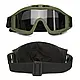 Тактичні Окуляри Захисна маска Revision з 3 Лінзами/Балістичні Окуляри з Змінними Лінзами (оліва), фото 10