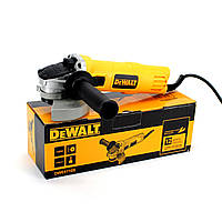 Болгарка DeWalt DWE8110S (720 Вт, 125 круг) Угловая шлифовальная машина с регулятором оборотов Деволт