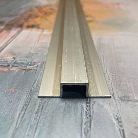 Омега профіль алюмінієвий (відбортований швелер) 32*8 без покриття 3,0 м.