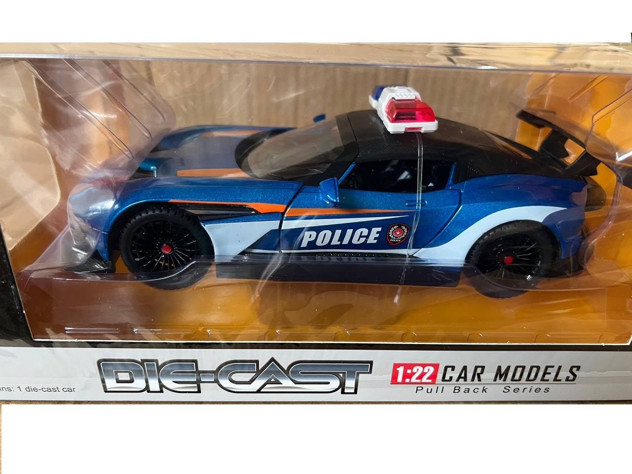 Машинка металева Поліція HCL-614, фото 1