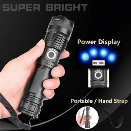 Ліхтар ручний туристичний BAILONG BL-X71-P50 + ZOOM із вбудованим акумулятором