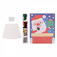 Набір для творчості 1Вересня Санта аплікація фігурними паєтками (954535), фото 3