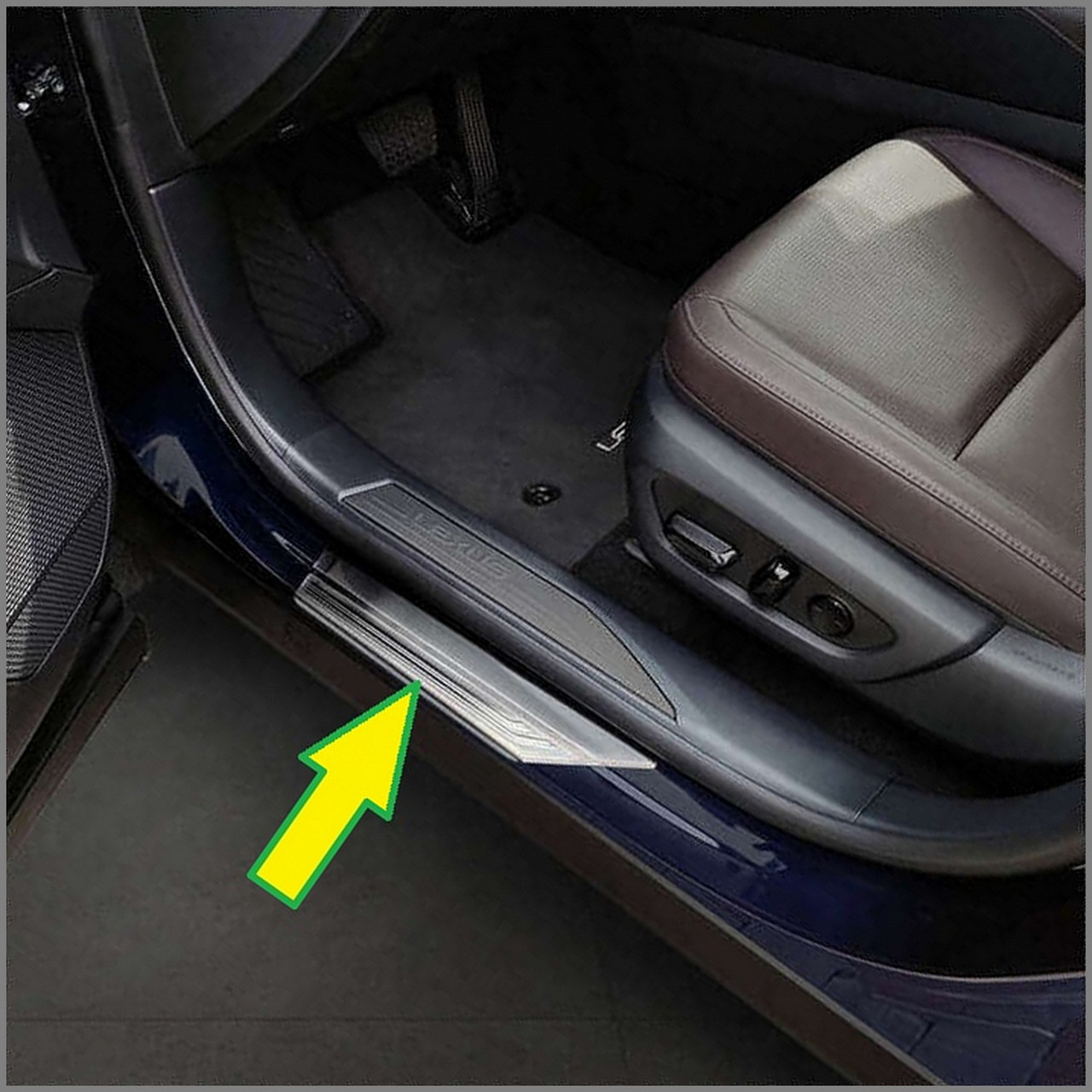 Защитные накладки на пороги для Lexus RX V 2022+ /нерж.сталь/, фото 5