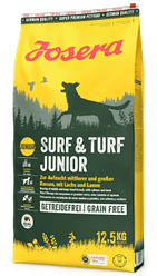 Сухий корм для цуценят та молодих собак Josera (Йозера) Surf & Turf Junior з ягням та лососем 12,5 кг