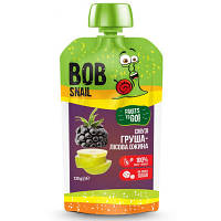 Детское пюре Bob Snail Улитка Боб Смузи Груша Лесная Ежевика 120 г (4820219343684)