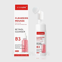 Пенка мусс для умывания Sersanlove Retinol Vitamin B3 150 g (экстракт ретинола)