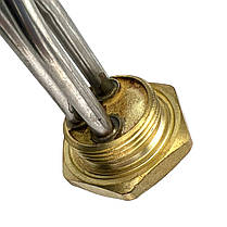 Тен 800вт для алюмінієвої батареї, радіатора (1¼", праве різьблення), фото 3