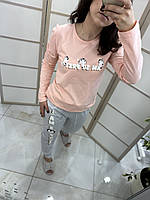 Пижама женская КОФТА ШТАНЫ Комплект для дома и сна хлопок трикотаж Vienetta (Турция)