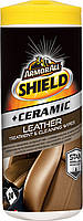 Керамічні серветки для шкіри Armor All Shield + Ceramic Leather Treatment & Cleaning Wipes, 24шт (шт.)