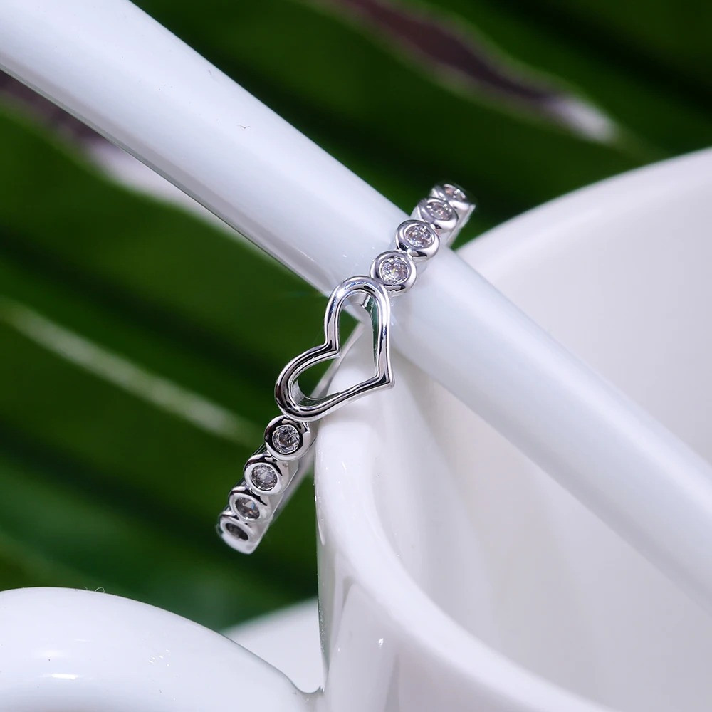 Милое и нежное кольцо женское специальный подарок девушке на предложение сердца размер 16 - фото 3 - id-p2015161938