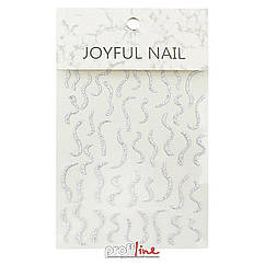 Гнучка стрічка для дизайну нігтів Joyful Nail (світловідбивна)