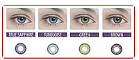 Кольорові контактні лінзи Adria 2 tone на 3 місяці, (2 шт), Interojo 0.00, Вибрати колір