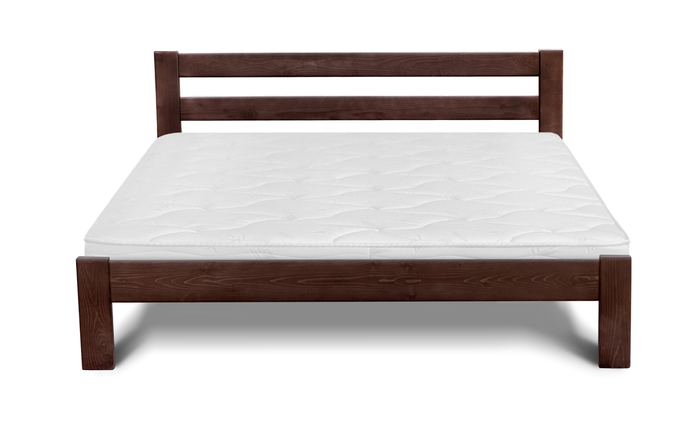 Ліжко Агат 140*200 см горіх масив сосни ТМ Мікс-Меблі, фото 2