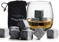 Камені для охолодження віскі Whiskey Stones 9 шт., кубики зі стеатиту для охолодження будь-яких напоїв 5513