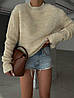 Жіночий светр машинного в'язання — чудова якість оверсайз Туреччина, фото 4
