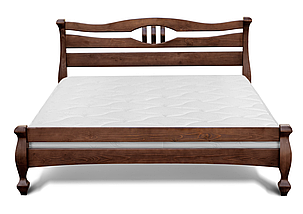 Ліжко Далас 160х200 горіх / масив сосни ТМ Мікс-Меблі, фото 2