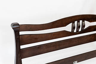 Ліжко Далас 160х200 горіх / масив сосни ТМ Мікс-Меблі, фото 4