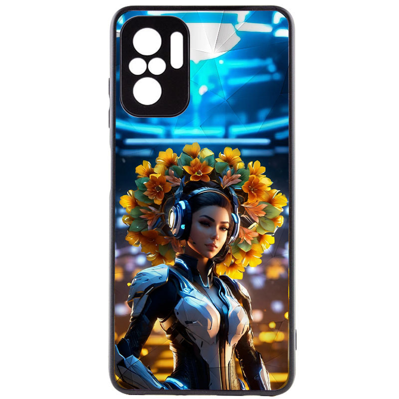 TPU+PC чохол Prisma Ladies для Xiaomi Redmi Note 10 Pro з креативним принтом Cyberpunk, фото 1