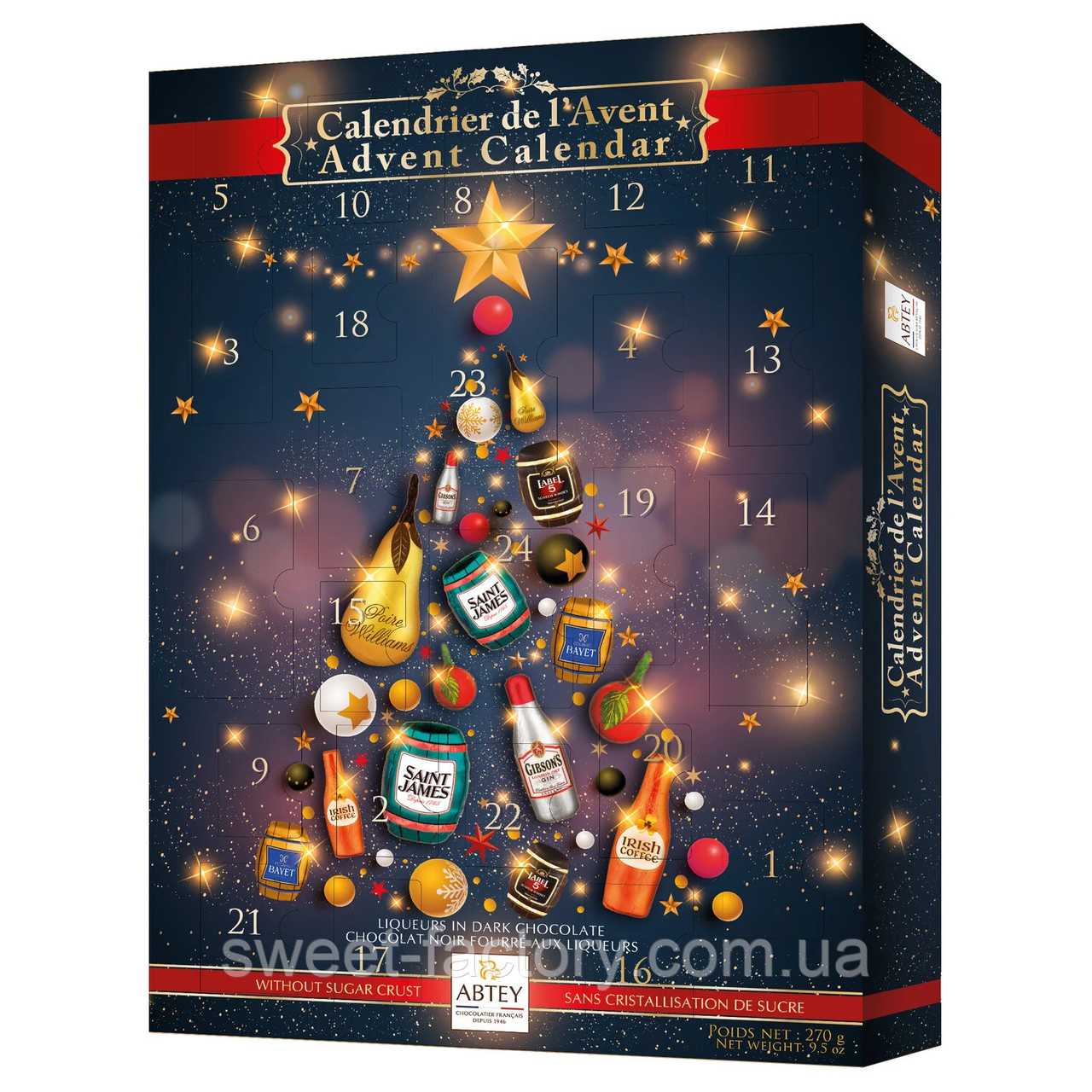 Abtey Calendrier De L Avent Advent Calendar 24s 270g
