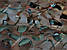Маскувальна сітка для військових Double Sided хакі (оливка) піксель камуфляж з коричневим (геотекстиль / спанбонд) 4*6м, фото 4
