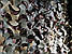 Маскувальна сітка для військових Double Sided хакі (оливка) піксель камуфляж з коричневим (геотекстиль / спанбонд) 4*6м, фото 2