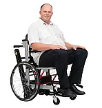 Драбинний електропідіймач-коляска для інвалідів MIRID 003A + колеса, фото 3