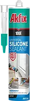 Силікон Akfix 100Е універсальний, коричневий, бежевий, сірий. (310 мл)