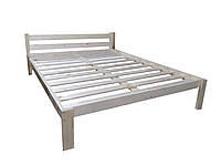 Ліжко двоспальне 160×200 Гранд Нікола, масив сосни, ламелі