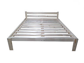 Ліжко двоспальне 160×200 Гранд Нікола, масив сосни, ламелі, фото 3