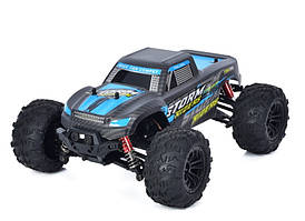 Машинка на пульті керування для дітей акумуляторна UjieToys Storm Riders з підсвіткою сірий з блакитним