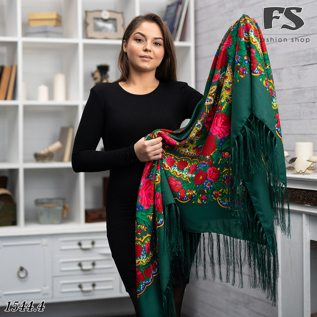 велика українська зеленга хустина