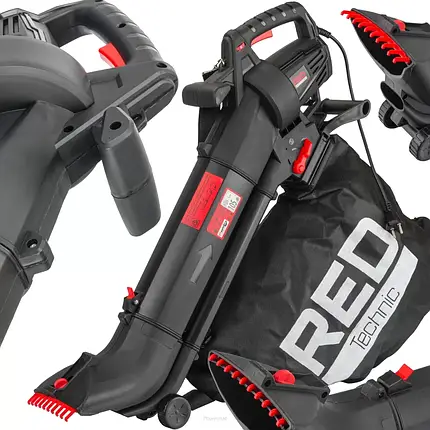 Садовий пилосос із повітродувкою Red Technic 3550Вт 3в1 RTODL0044, фото 1