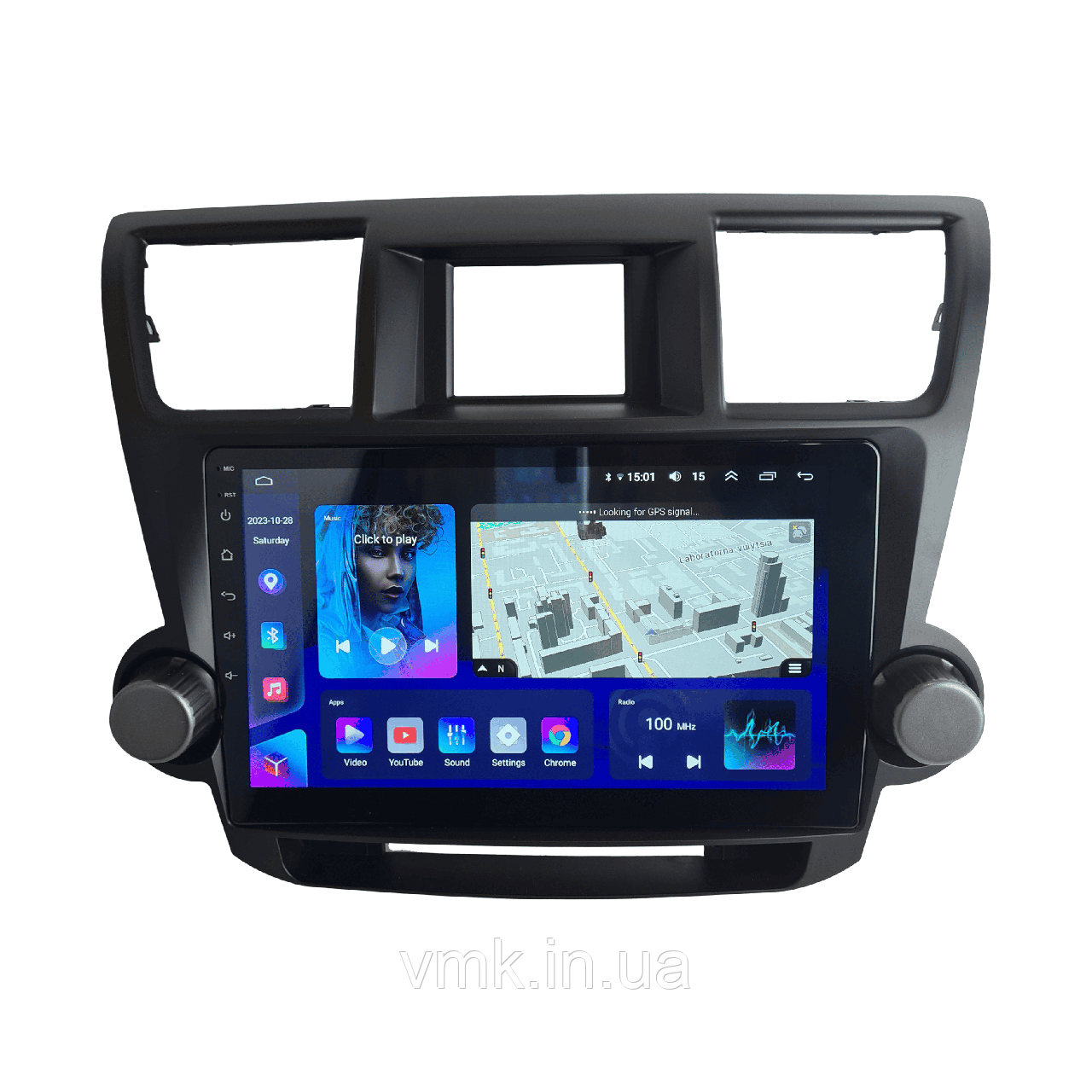 Штатна Магнітола Toyota Highlander 2007-2014 4/64 8 ядер XYAuto 4G DSP CarPlay на Android