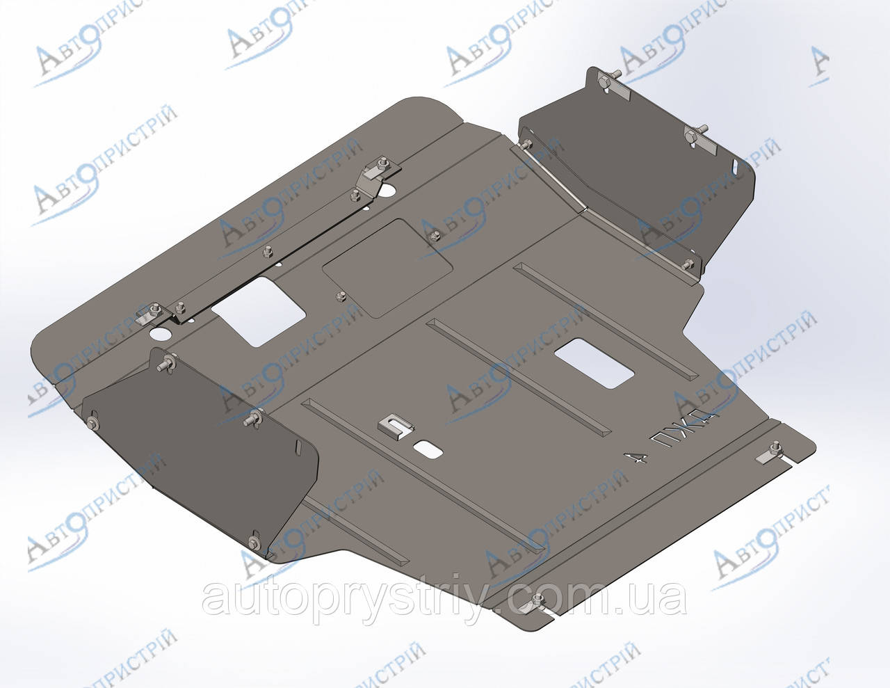 Захист двигуна та КПП Jeep Patriot (4х4) (2011-2017) V - 2.4i; АКПП