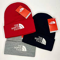 Топовая мужская теплая шапка The North Face (Норт фейс), Купить шапку The North Face, Кочественная шапка