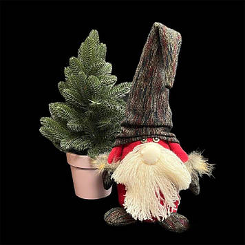 Новорічна фігура, гном ручна робота, висота 60 см