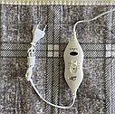 Електричне простирадло з підігрівом 150х120 см Electric blanket (Сіра)/Електропростирадло з терморегулятором, фото 6