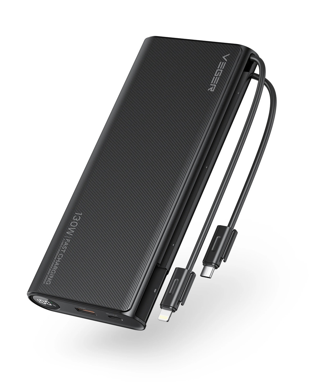 Павербанк Veger T130 25000mAh вихід PD130W вхід 5-20V/3.25A (Max 65W-PD)