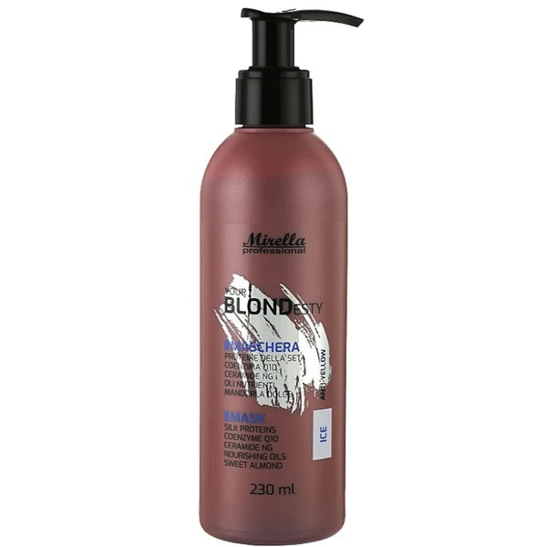 Mirella Professional Your Blondesty Ice Mask - Маска для волосся з Q10 та керамідами, фото 1