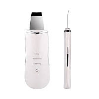 Ультразвуковой скрабер для чистки лица Ultrasonic Beauty Home White