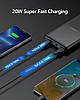 Павербанк Veger S22 супертонкий 20000mAh вихід PD20W вхід PD18W/QC18W, фото 4