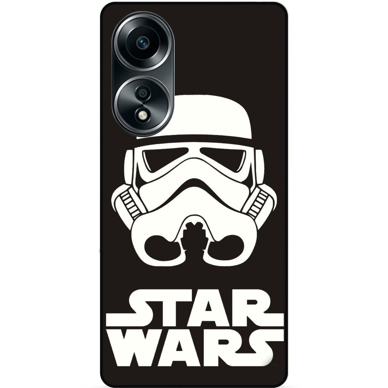 Силіконовий бампер чохол для Oppo A58 з малюнком Зіркові війни Star Wars Зоряні війни