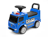 Машинка для катання машинка каталка толокар Caretero (Toyz) Mercedes Поліція Blue
