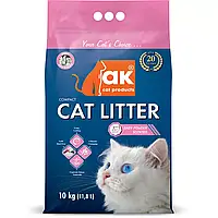 Cat Litter AK Products Compact Наполнитель бентонитовый детская присыпка 10 кг