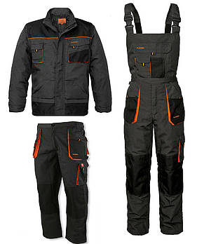 Робочий зимовий одяг, комплект із куртки комбінезона та штанів, зимова робоча  форма
