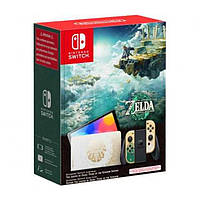 Игровая консоль беспроводная Nintendo Switch OLED Model The Legend of Zelda:Tears of the Kingdom (приставки)